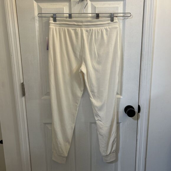 NWT Star Above Women's Lounge Sleep Jogger Pants Off White SIZE Medium - Picture 9 of 16